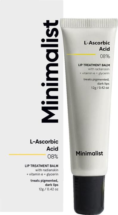 Actual product image Minimalist L-Ascorbic Acid 8% Lip Treatment Balm (Lip balm, 30 ml)