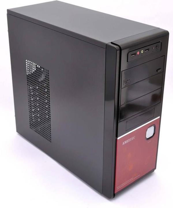 Image du produit Exactgame Étui AMEI AM-C3001BR (noir/rouge) (mATX)