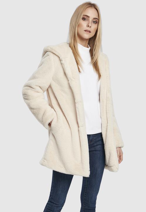 Produktbild Urban Classics Ladies Hooded Teddy Coat (M)