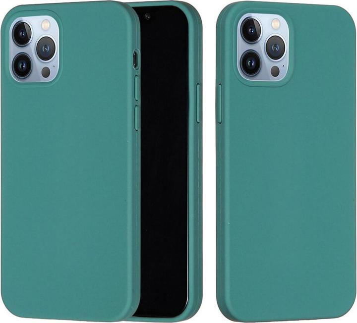 Actual product image Cover-Discount iPhone 15 Pro Max - Silicone Rubber Case green (Apple iPhone 15 Pro Max)