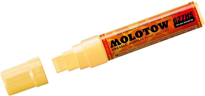 Produktbild Molotow Permanentmarker One4All 627 HS nachfüllbar 15mm vanille pastell (Vanille Pastell, 15 mm, 1 x)