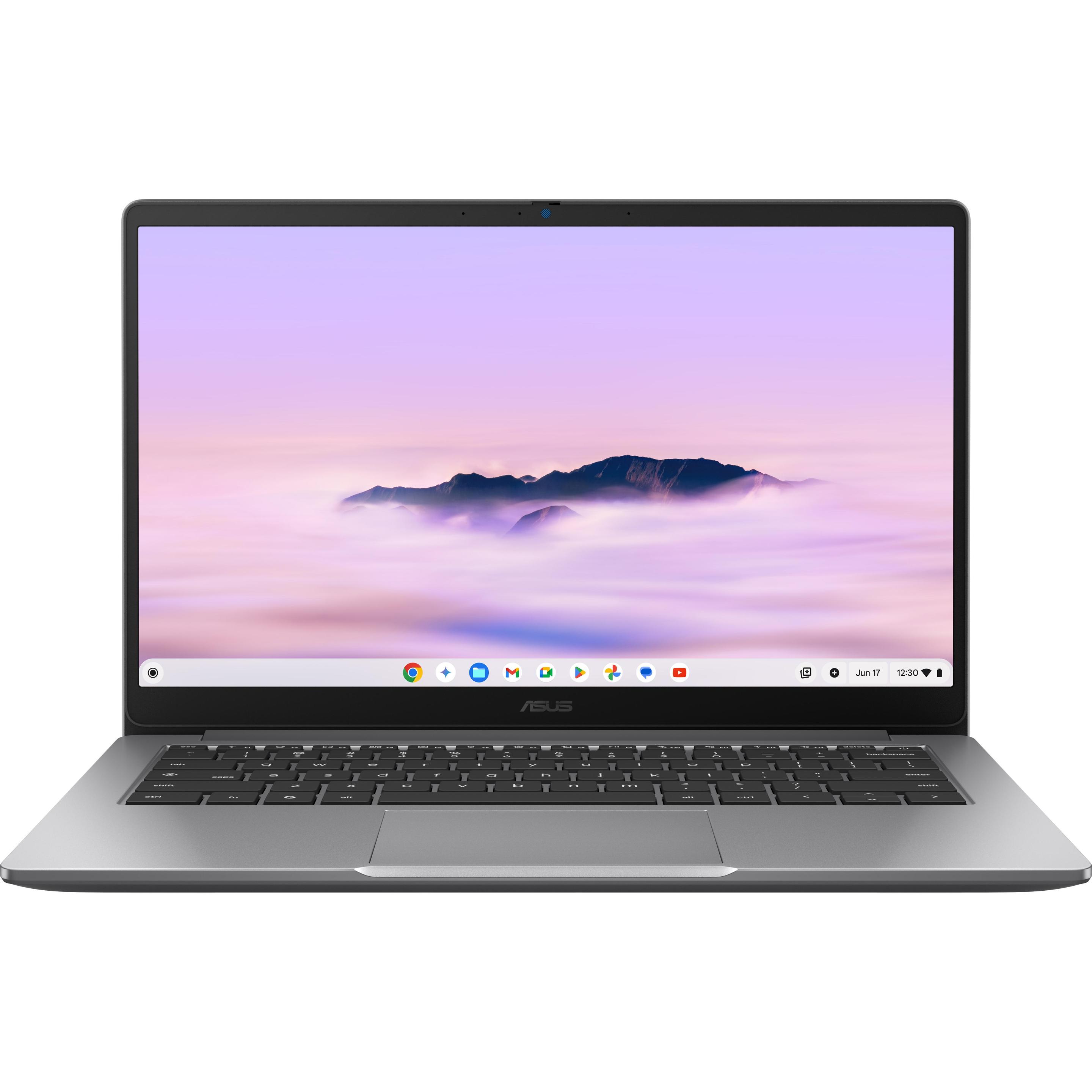 ASUS Chromebook CX3 (14", 128 GB, 8 GB, DE, Intel Core 3 N355), Notebook, Grau