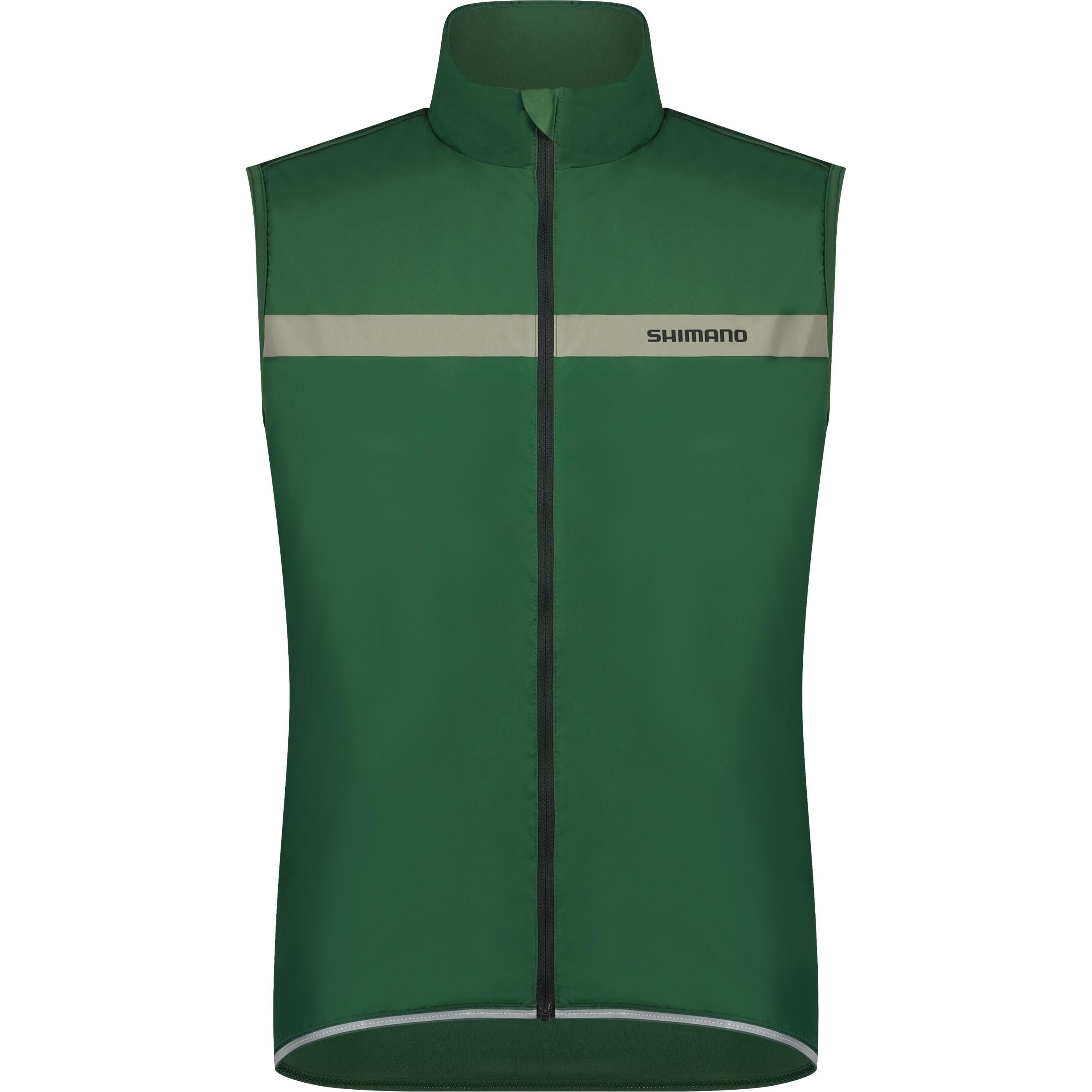 Shimano, Herren, Weste, Men Evolve Wind Vest Insulated, Grün, (S)