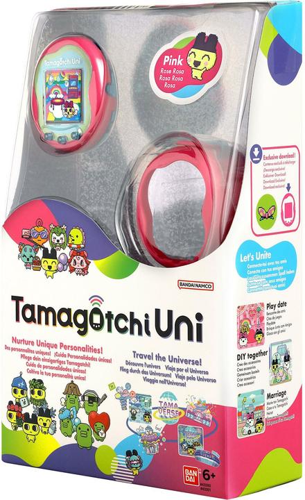 Actual product image Bandai Tamagotchi Uni (English, French, German, Italian, Japanese, Multilingual, Portuguese, Spanish)