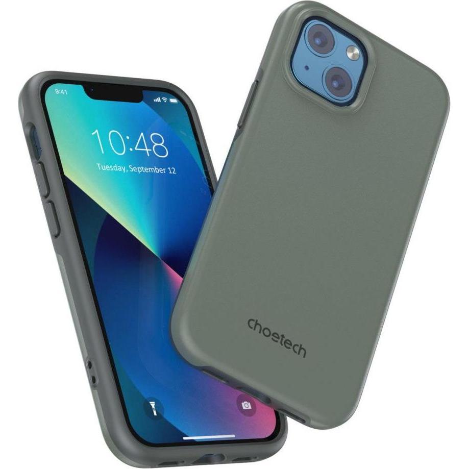 Thumbnail - Choetech PC0112-MFM-GN iPhone13 MFM PC + TPU phone case, 6.1 inches, green (Apple iPhone 13), Smartphone Hülle, Grün