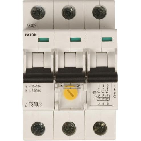 Eaton, Schutzschalter, Tarifschalter, 40A, 3p, 25-40A 266860