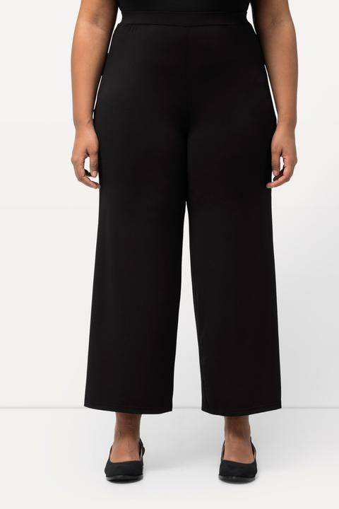 Produktbild Ulla Popken Jerseyhose, weites Bein, Elastikbund, bis Gr. 66/68 (42, 44)