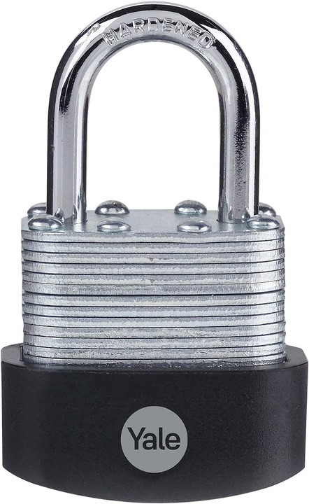 Actual product image Yale Y125B/40/122/1 Padlock 40 mm Silver, Black Key lock