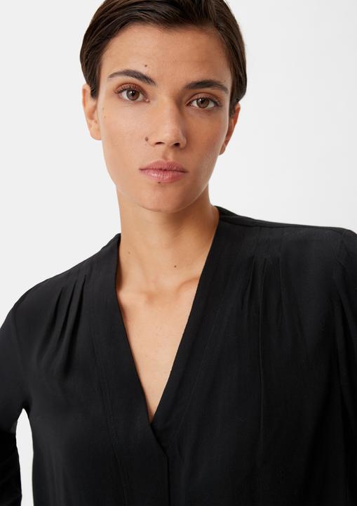 Immagine prodotto Comma Bluse Crêpe-Bluse mit Plisseefalte (34)