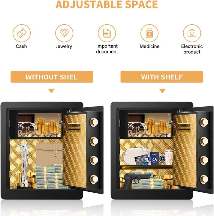 Produktbild Sanfnz 43L Safe Tresor Feuerfest (43 l)