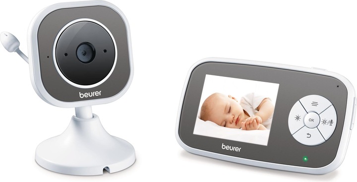Beurer Moniteur vidéo pour bébé BY 110 (Vidéo et audio, 300 m)