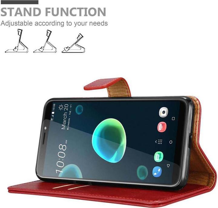 Actual product image Cadorabo Book Luxury Cover (HTC Desire 12+)