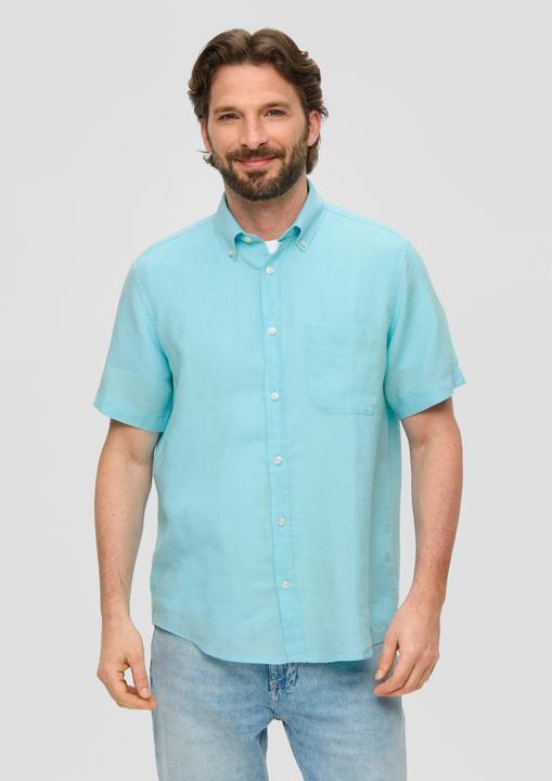 Produktbild s.Oliver Hemd Kurzarmhemd aus Leinen (XL)