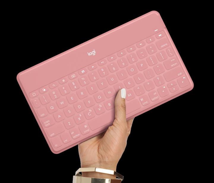 Produktbild Logitech Keys-To-Go - BLUSH PINK - UK - INTNL (NL, iPad, Apple TV, iPhone)