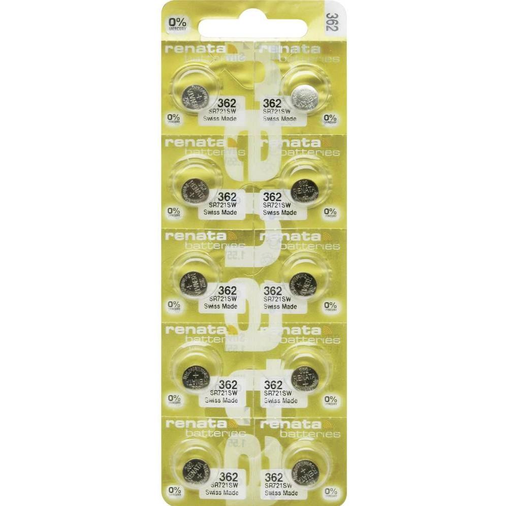 Renata Knopfzellen MP-E 362 (10 Stk., 24 mAh), Batterien + Akkus