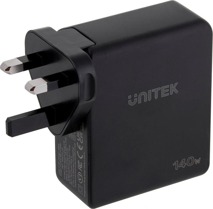 Actual product image Unitek ŁADOWARKA GAN 2X USB-C USB-A 140W (140 W)