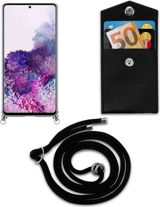 Produktbild Cadorabo TPU Handy Kette SILBER Cover