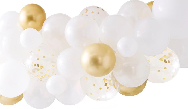 Immagine prodotto Ginger Ray Arco di palloncini in oro-cromo (55 pz.)