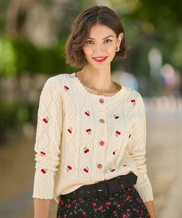 Image du produit Joe Browns Cherry Cable Knit Cardigan (38)