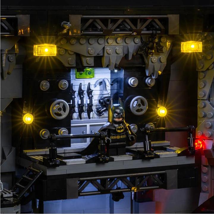 Actual product image Light my bricks LEGO® DC Batcave Shadow Box #76252 Light Kit