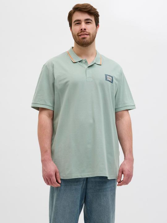 Produktbild Jack & Jones Plus Size Gedruckt Poloshirt Poloshirt (6XL)