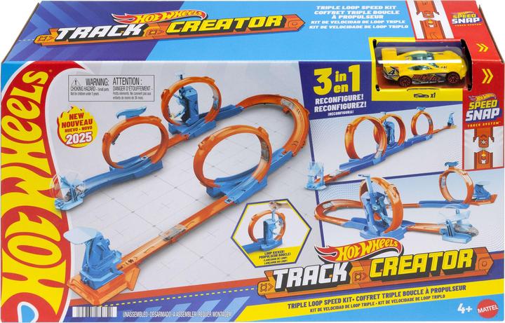 Hot Wheels Track Creator Triple Loop Kit