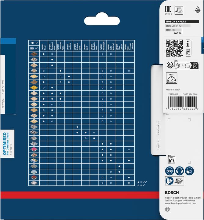 Actual product image Bosch Professional Zubehör EXPERT Aluminium Kreissägeblatt, 140x20 mm, T48