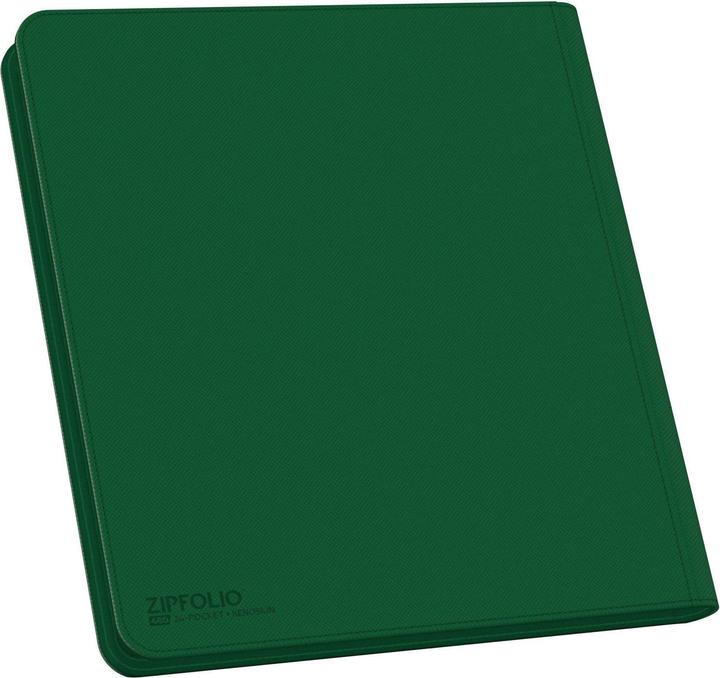 Actual product image Ultimate Guard UGD010469 - Zipfolio 480 – 24-Pocket XenoSkin (Quadrow), grün