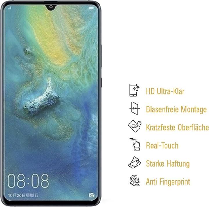 Actual product image Protectorking 4x Panzerfolie Anti-Shock HD Klar (4 Piece, Mate 20)