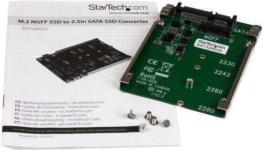 Immagine prodotto StarTech Convertitore adattatore M.2 NGFF SSD a 2,5 pollici SATA