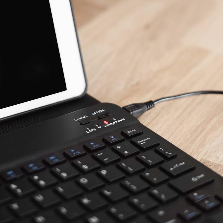 Produktbild Accezz QWERTY Bluetooth Keyboard Bookcase Samsung Galaxy Tab S9 11.0 inch (Eng. Int.)