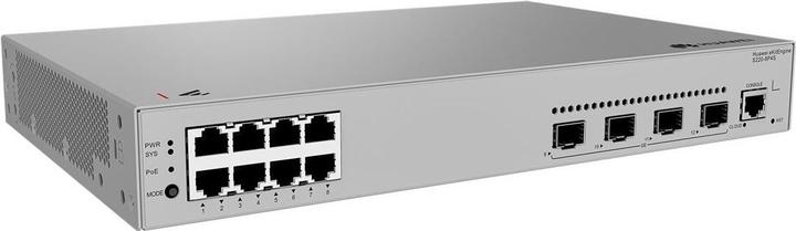 Image du produit Huawei S220-8P4S 8x10/100/1000BASE-T ports 125W PoE+ 4xGE SFP ports AC power eKit (12 ports)