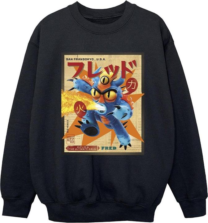 Produktbild Disney Big Hero 6 Baymax Fred Newspaper Sweatshirt Jungen (128)