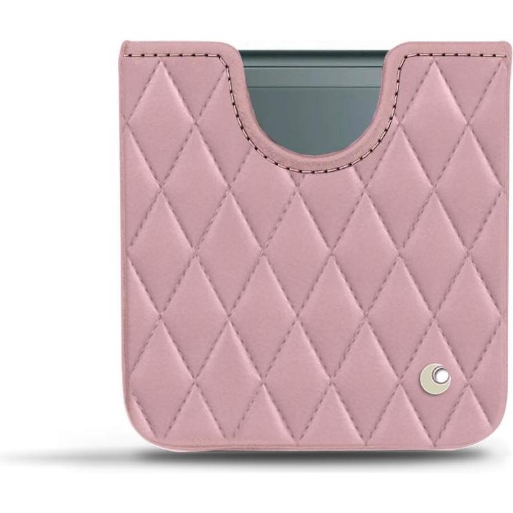 Noreve Lederschutzhülle Samsung Galaxy Z Flip3 (Samsung Galaxy Z Flip3), Smartphone Hülle, Rosa