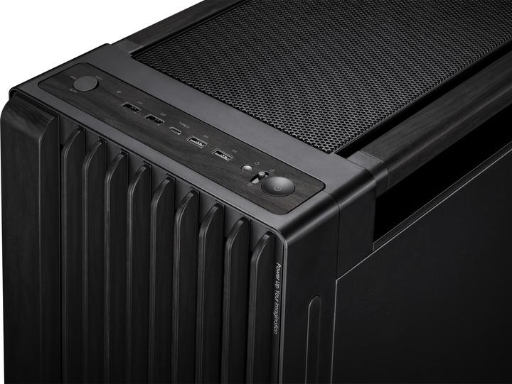 Actual product image ASUS Case PROART PA602 WOOD METAL PWM BLACK (Mini-DTX, ATX, Mini-ITX, mATX, DTX)