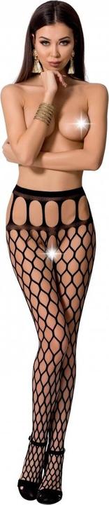 Produktbild Passion Strumpfhose ouvert in schwarz (One Size)