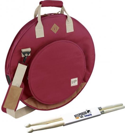 Actual product image Tama TCB22WR cymbal bag 22 inch with drumsticks (Drum set)
