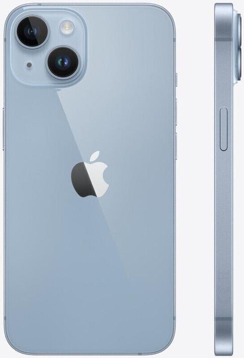 Immagine prodotto Re!commerce iPhone 14 (128 GB, Blu, Azzurro, 6.10", 12 Mpx, SIM + eSIM, A / Come nuovo)