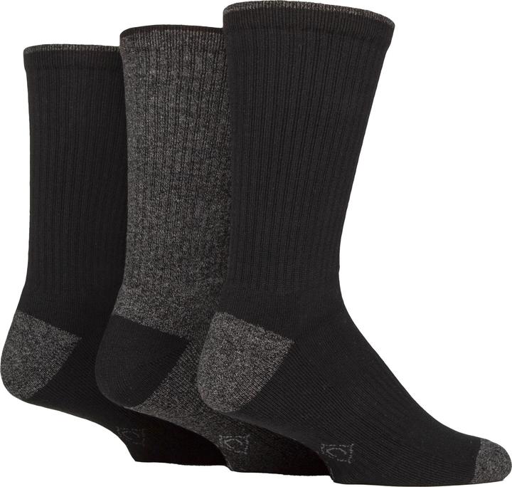 Country Pursuit - 3 Paar Wasserabweisende Wandersocken gepolstert bequem (39 - 45)