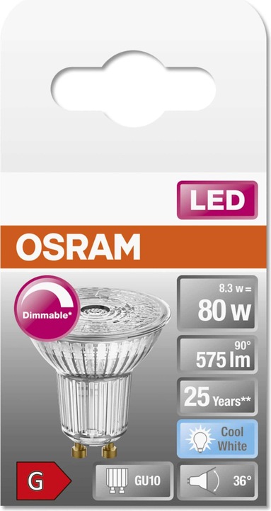 Produktbild Osram Led Superstar Par16 (GU10, 80 W, 550 lm, 1 x, G)