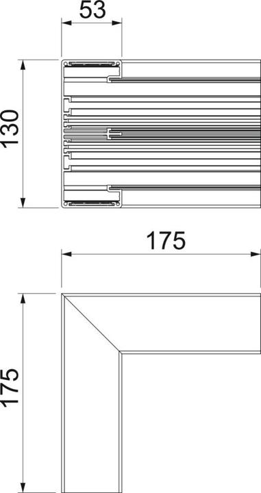 Actual product image OBO Bettermann OBO inside corner
