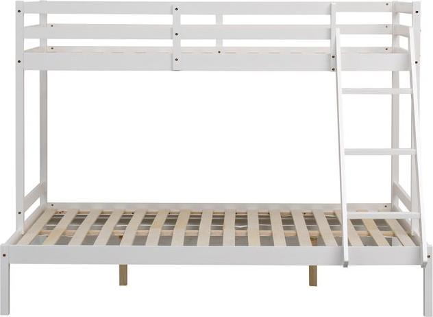 Produktbild Swisshandel24 Hochbett Lilly 80x200 cm / 120x200 cm, weiss (90 x 200 cm)