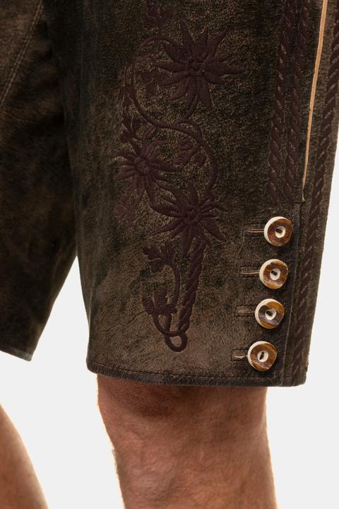 Produktbild JP1880 Trachtenhose, Tracht, Ziegenleder, traditionelle Stickereien, Gratis Ledergürtel (58)