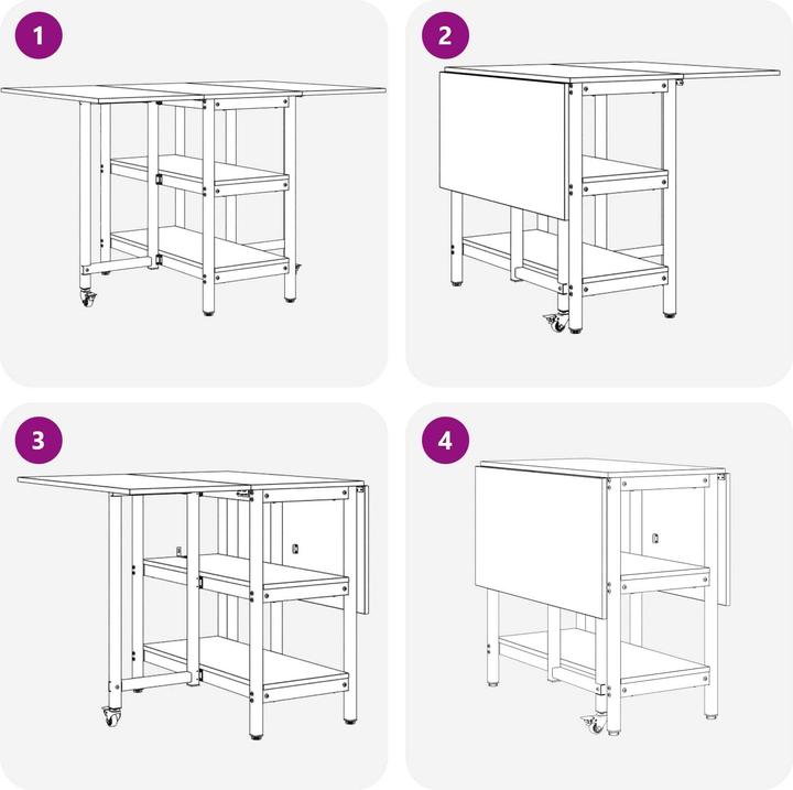 Image du produit vidaXL Esstisch (122 x 80 x 76.50 cm)
