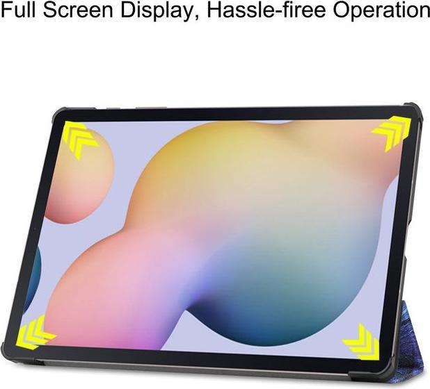 Image du produit MU Style Couverture pliable triple avec motif (Galaxy Tab S7+)
