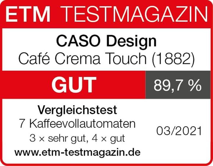 Actual product image Caso Café Crema Touch
