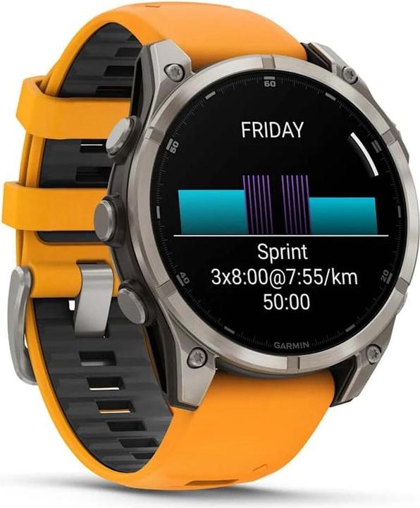 Actual product image Garmin Fenix 8 AMOLED Sapphire Titan (47 mm)