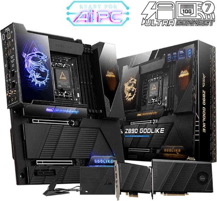 Actual product image MSI MEG Z890 GODLIKE (LGA 1851, Intel Z890, E-ATX)