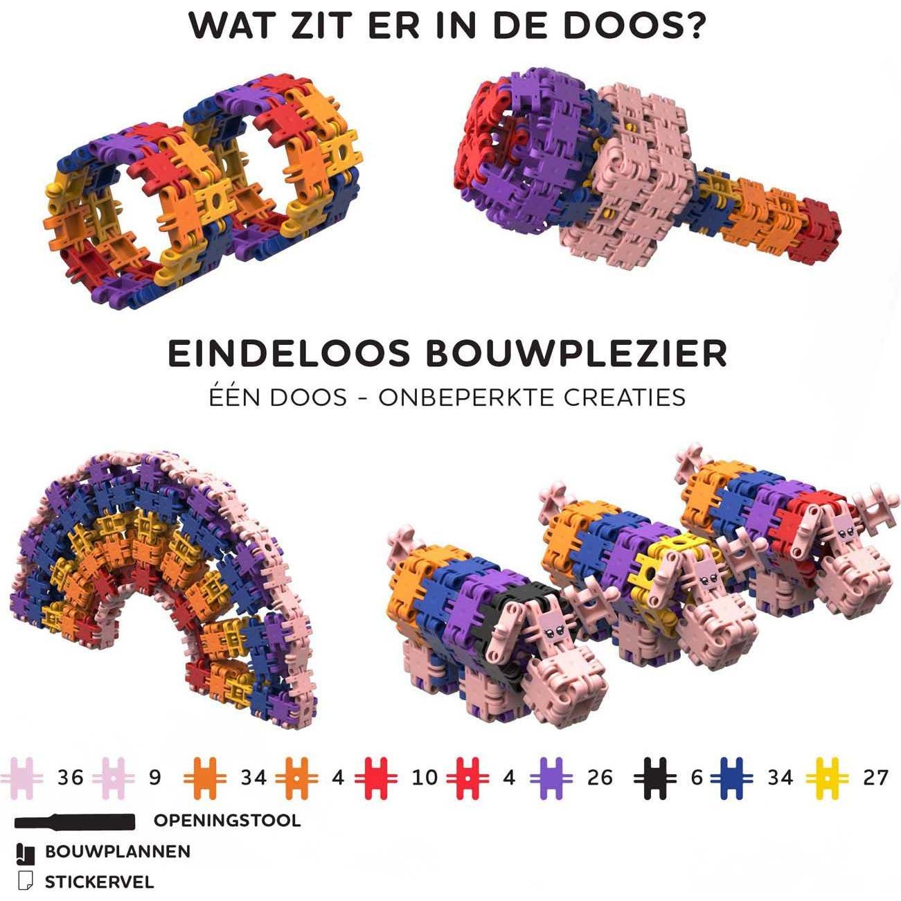 Clics Nano – K3 Builders Baukasten – 190-teilig.