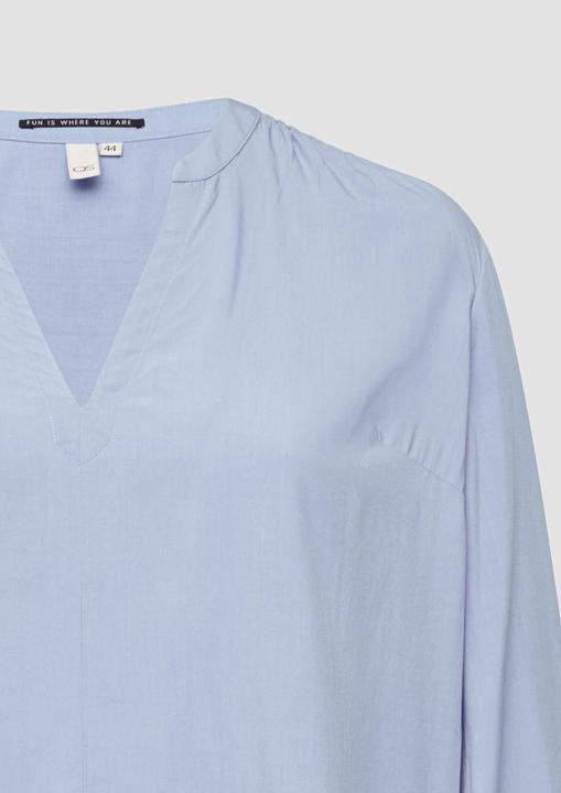 Actual product image S.Oliver Bluse Kurze Popeline-Bluse aus Viskose (48)